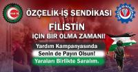 HAK-İŞ’TEN FİLİSTİN’e YARDIM ELİ